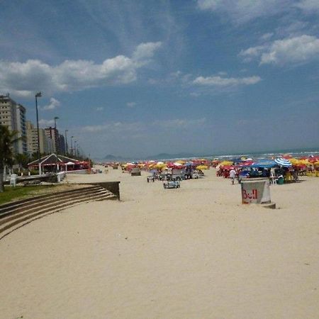 Praia Grande Apto 1 Quadra Do Mar Extérieur photo