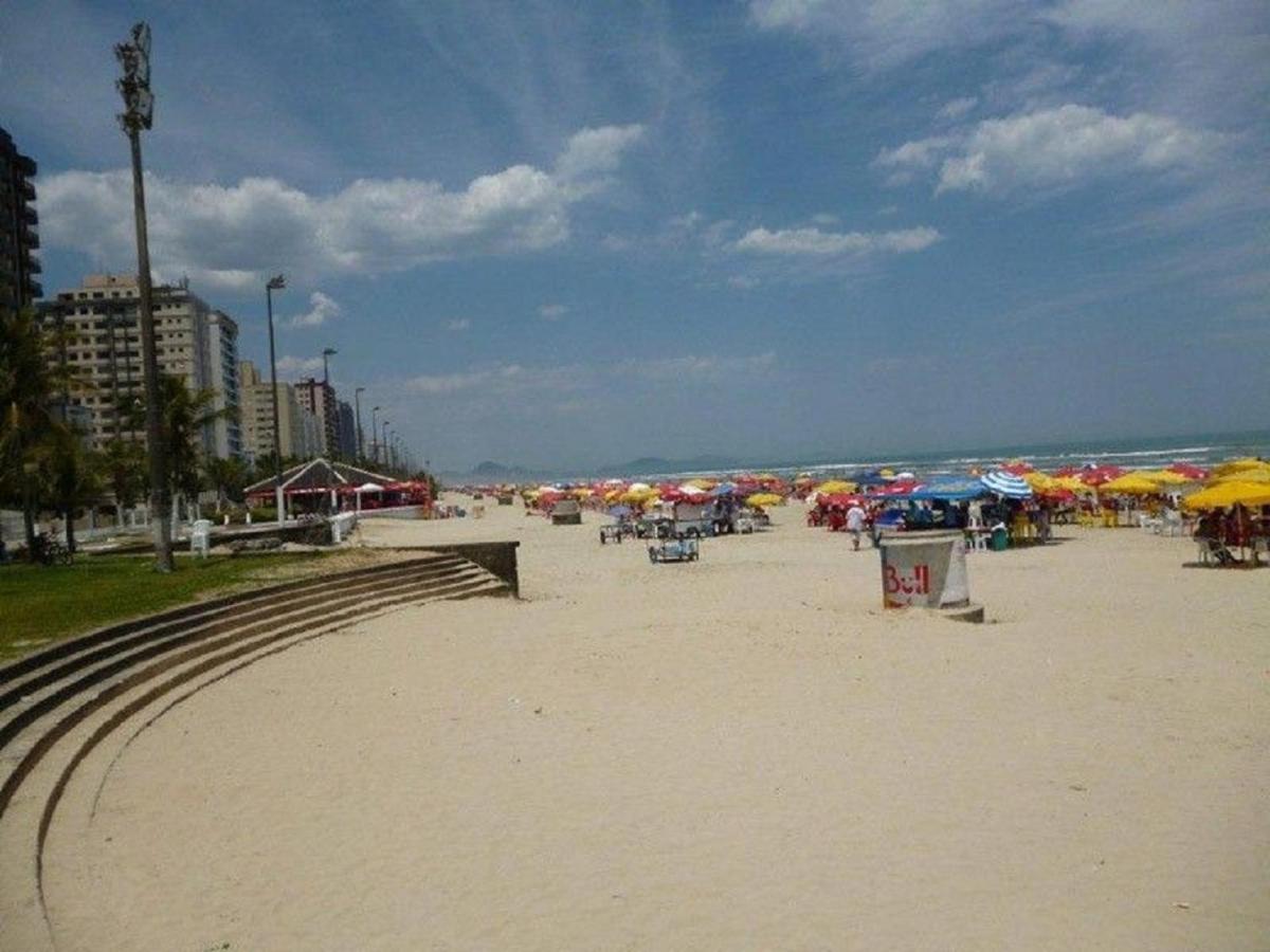 Praia Grande Apto 1 Quadra Do Mar Extérieur photo